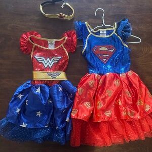 Girls superhero costume bundle